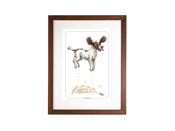 The Springer Bryn Parry Open Edition Print. Perfect for Dog Lovers
