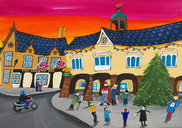 Cotswolds Greeting Card. Tetbury by AK Skipsey
