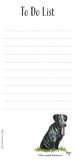 To Do List Notepad with Magnetic Strip. Working Dogs by Bryn Parry