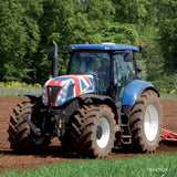 Tractor greeting card with engine sound inside