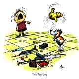 Thelwell Cartoon Dog Greeting Card Multipack – Set of 12 Square Cards