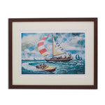 Fun sailing cartoon print. The Four Letter Word by Thelwell.