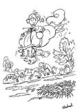 Delight Thelwell fans with Countryside Greetings’ Thelwells Colouring Book—22 A4 pages of ponies, horses, and countryside scenes to colour, perfect for pony lovers and inspired by classic Thelwell charm.