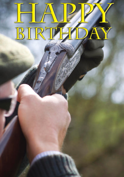Shooting Birthday Card. Side by Side by Charles Sainsbury-Plaice