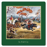 Set of six Thelwell Hunting Coasters