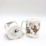 1 x Bone China Shooting Mug. Open Season Closed Season