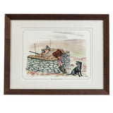 Add a touch of humor to your space with Countryside Greetings Grouse Shooting Cartoon limited edition print, The Laird’s Butt by Bryn Parry—available framed or mounted only.