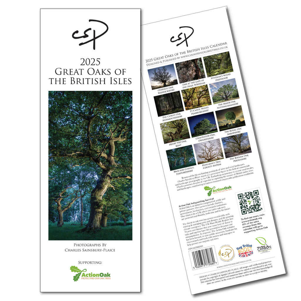 Great Oaks of The British Isles Calendar 2025: A Tribute to Nature's Majesty