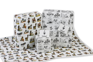 Ideal for horsey types: Make your present extra special by wrapping it in Thelwell-themed paper