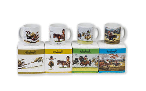 Idéal pour les chevaux : égayez votre pause thé avec une tasse ornée d'illustrations nostalgiques de Thelwell