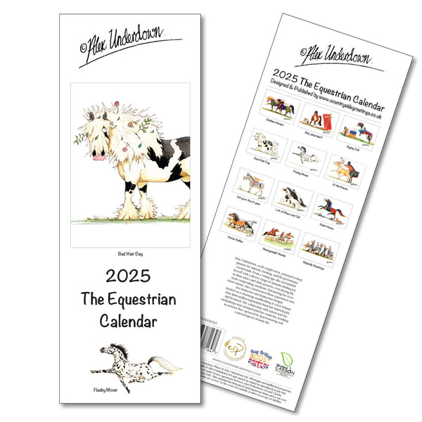 Equestrian or Horse Calendar 2025 by Alex Underdown