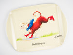 Hereford cow themed melamine serving tray by Alex Underdown. Beef Wellingtons