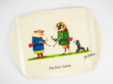 Sheep themed melamine serving tray by Alex Underdown. Baa-Bour Jackets