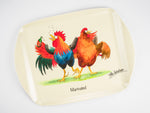 Chicken themed melamine serving tray by Alex Underdown. Marinated