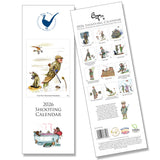 Bryn Parry Shooting Calendar 2026 – Slim Humorous Field Sports Wall Planner for Countryside Fans