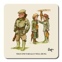 Set of Six Bryn Parry Shooting Cartoons Coasters – Iconic "Sex in the Country" Series