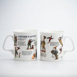 Bone China Mug – "A Father’s Advice" featuring Bryn Parry’s Game Shooting Cartoons | Fine Bone China Mug | 300ml Capacity