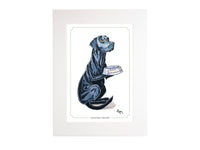 Lunchtime Labrador Bryn Parry Open Edition Print. Perfect for Dog Lovers