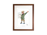 Le capitaine de tir Bryn Parry Open Edition Print. Parfait pour les fans de jeux de tir