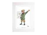 Le capitaine de tir Bryn Parry Open Edition Print. Parfait pour les fans de jeux de tir