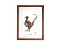 The Veteran Pheasant Bryn Parry Open Edition Print. Perfect for game shooting fans