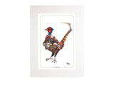 The Veteran Pheasant Bryn Parry Open Edition Print. Perfect for game shooting fans