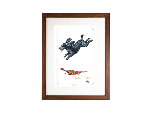 Wocker Cocker Bryn Parry Open Edition Print. Perfect for Dog Lovers
