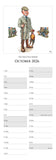 Bryn Parry Shooting Calendar 2026 – Slim Humorous Field Sports Wall Planner for Countryside Fans