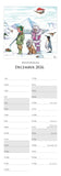 Bryn Parry Shooting Calendar 2026 – Slim Humorous Field Sports Wall Planner for Countryside Fans