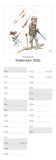 Bryn Parry Shooting Calendar 2026 – Slim Humorous Field Sports Wall Planner for Countryside Fans