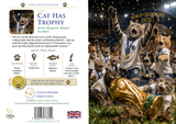 Cat Has Trophy | Funny Football Cat Greeting Card | A5 Blank Card