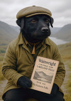 Alfred the Patterdale Terrier | Dog Greeting Card (A5) – Lakeland Fells Edition by Countryside Greetings
