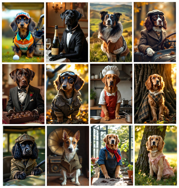 dog greeting card  bulk pack