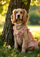 Flossie the yellow cocker spaniel
