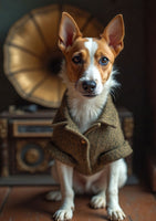 Jack Russell and Gramaphone