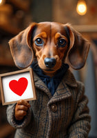 Cute Dachshund Greeting Card