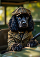 Vinnie the black Cocker Spaniel