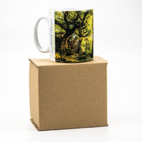 Ceramic Tree and Woodland  Mug. Pentre Ifan by Charles Sainsbury-Plaice