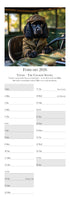 Dashing Dogs Wall Calendar 2026 – AI Dog Portraits by Charles Sainsbury-Plaice Slim Vertical Planner