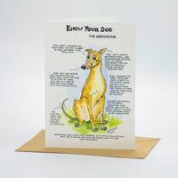 Greyhound Dog Greeting Card by Dick Twinney