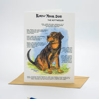 Rottweiler Greeting Card