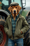 Hector the Fox Red Labrador | Dog Greeting Card (A5) – Farming Life Edition by Countryside Greetings