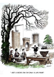 The Life Peer  Vintage humour greeting card by Thelwell