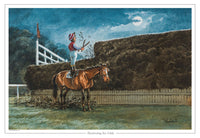 Horse Racing cartoon print. Shortening the Odds by Norman Thelwell