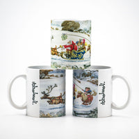 Run Rudolph, Run. Cartoon pony themed Christmas Mug