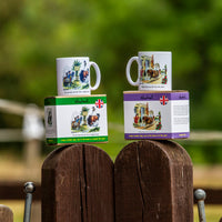 Thelwell horse riding and pony mug. Fallen rider