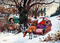 2025 Thelwell Horse and Pony Christmas Card Pack – Set of 8 Classic Humorous Cards with Envelopes