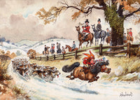 2025 Thelwell Horse and Pony Christmas Card Pack – Set of 8 Classic Humorous Cards with Envelopes