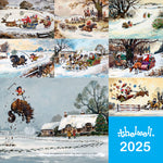 2025 Thelwell Horse and Pony Christmas Card Pack – Set of 8 Classic Humorous Cards with Envelopes