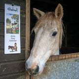Thelwell Pony Wall Calendar 2026 Slim UK-Made Equestrian Humour Monthly Planner